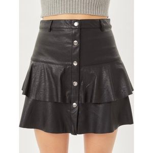 Vegan Leather Skirt- BRAND NEW with tags